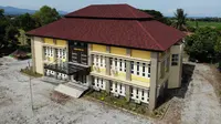 Gedung Perpustakaan Kabupaten Lombok Utara NTB baru saja resmi berdiri Jumat (14/1/2022). (Liputan6.com/ Perpusnas)