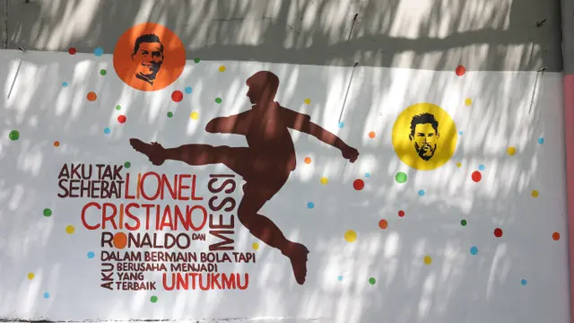 Hias Kampung Bucin Piala Dunia 2022