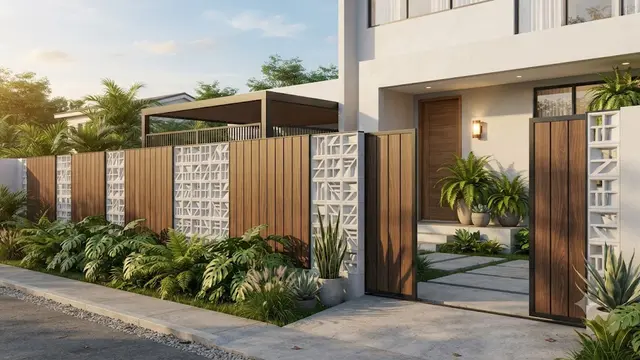 Model Pagar Rumah yang Cocok Dipadukan dengan Roster