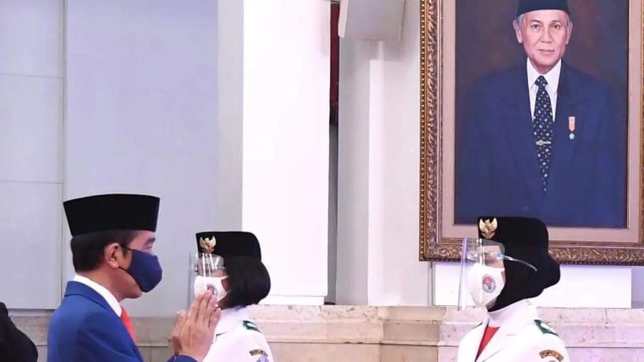 Paskibraka, Paskibraka 2020, Paskibraka Nasional 2020, HUT ke-75 RI, HUT RI ke-75, Paskibraka Pembawa Baki, Paskibraka Pembawa Bendera, Sylvia Kartika Putri