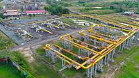 Lapangan migas PT Pertamina Hulu Sanga Sanga (PHSS), salah satu anak perusahaan PT Pertamina Hulu Indonesia (PHI). Dok PHI