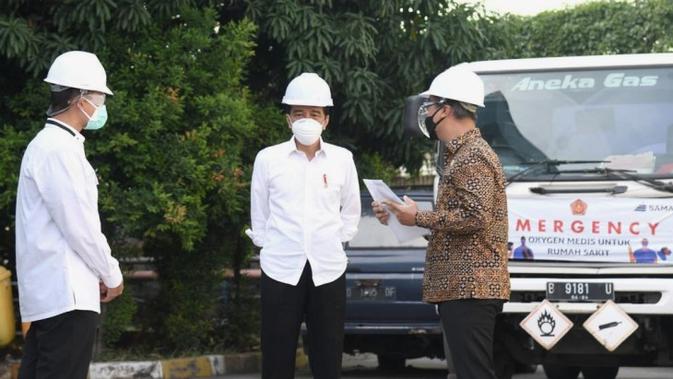 Jokowi Ingin Daerah Lain Adopsi Rumah Oksigen Gotong Royong di Jakarta - Vimarsana News