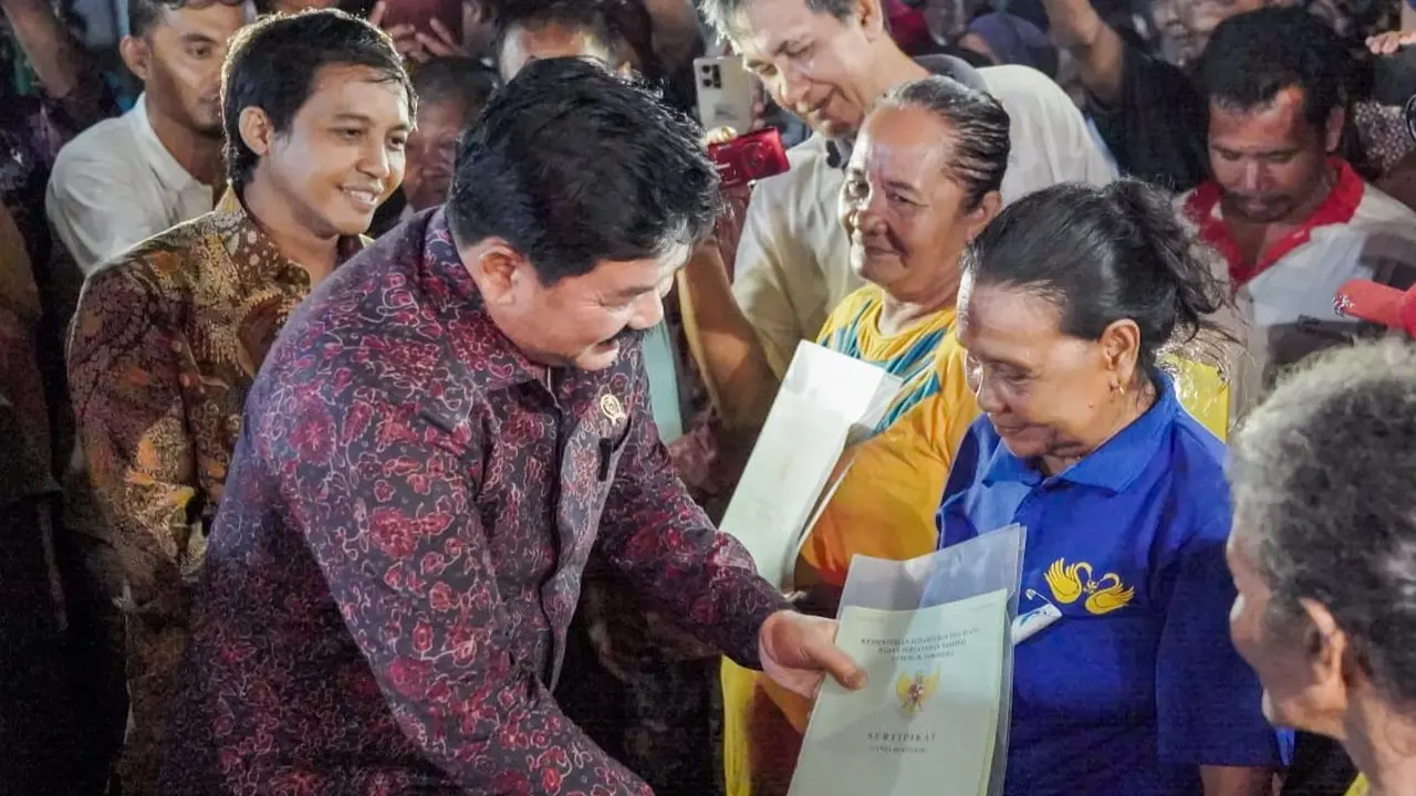 Menteri Agraria dan Tata Ruang (ATR)/Kepala Badan Pertanahan Nasional (BPN) Hadi Tjahjanto.
