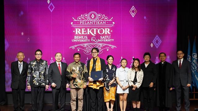 Pelantikan Rektor baru BINUS UNIVERSITY dan SATU University