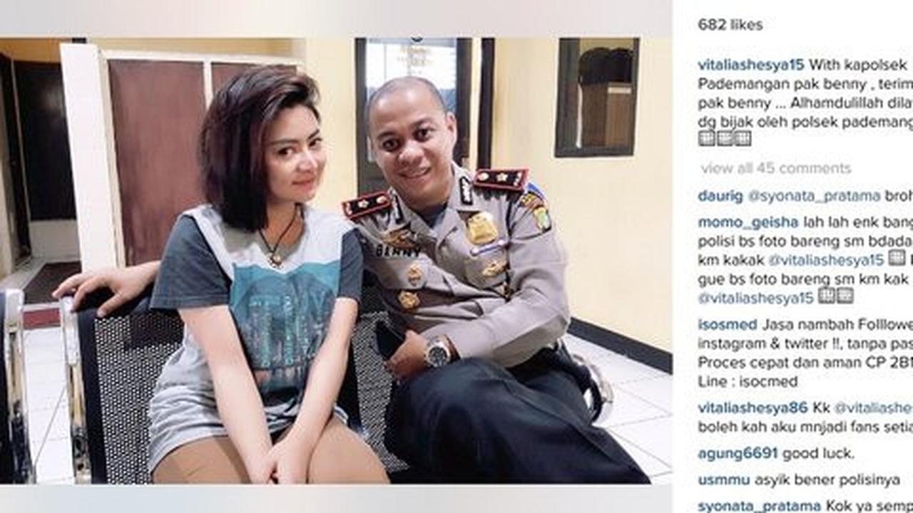 Foto bareng Vitalia Sesha, Kompol Benny seharusnya cermat