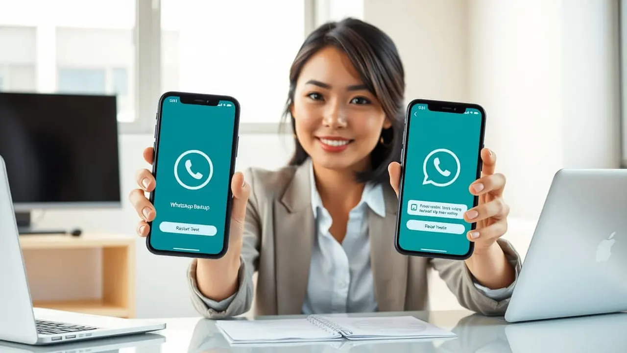 cara memindahkan wa ke hp baru tanpa menghilangkan chat dan kontak