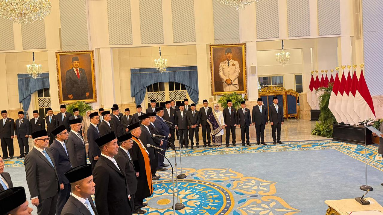 Sumpah Suharto Depan Prabowo, Janji Penuhi Kewajiban Wakil Ketua MA Bidang Yudisial