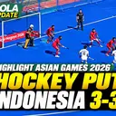 Highlight Hockey Putra Asian Games 2026: Indonesia Imbang 3-3 Oman