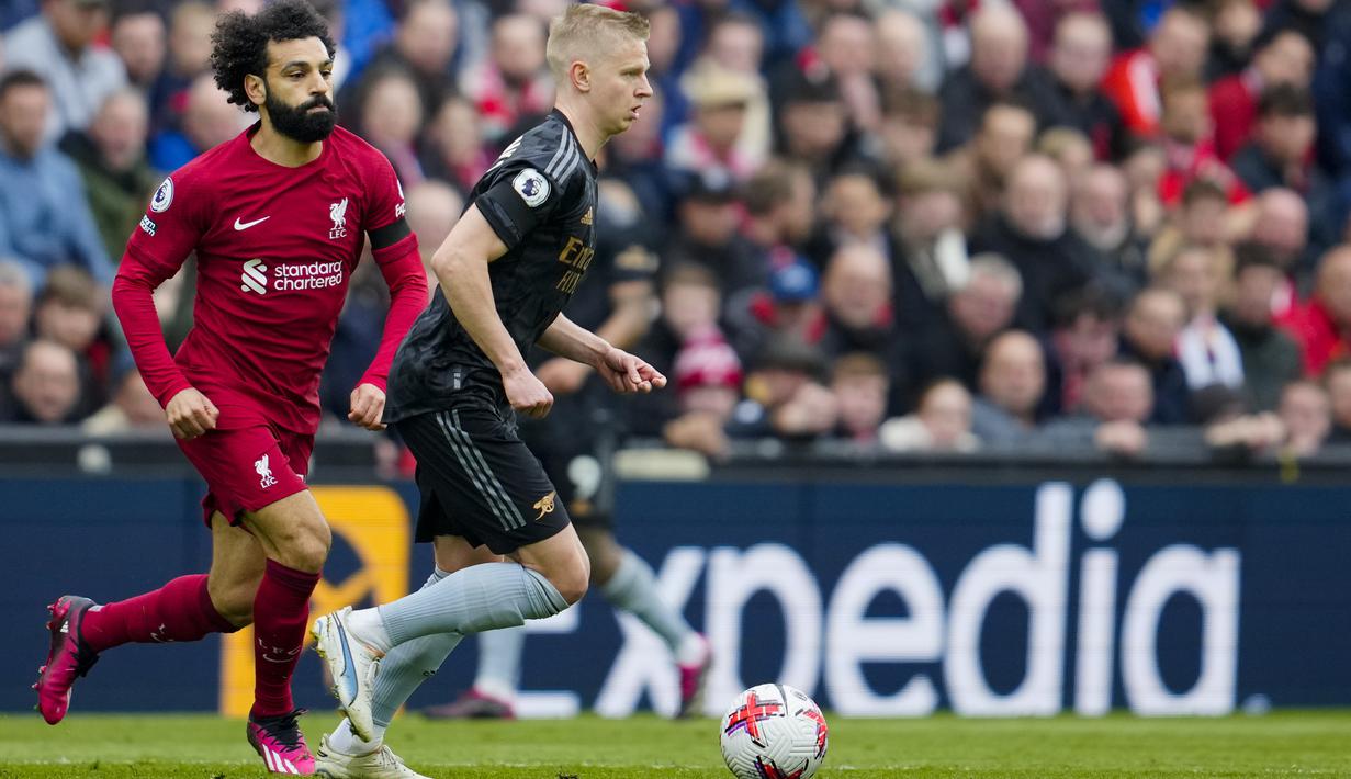 Namun, Liverpool memaksakan hasil imbang berkat gol Mohamed Salah dan Roberto Firmino. (AP Photo/Jon Super)