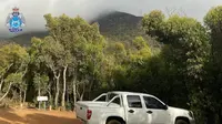 Mobil milik Muhammad Ferdiansah yang ditemukan di area Taman Nasional Stirling Range. Dok: ABC Australia