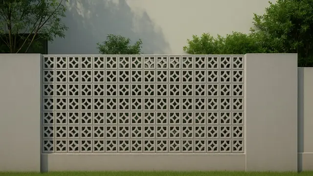 Desain Pagar Tembok Unik