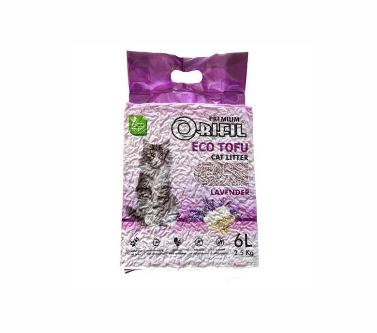 4. Orifil Eco Tofu Cat Litter (6 liter) - Rp57.000

Varian aroma yang ditawarkan adalah cool & fresh, honey peach, lavender, ice cream, coffee