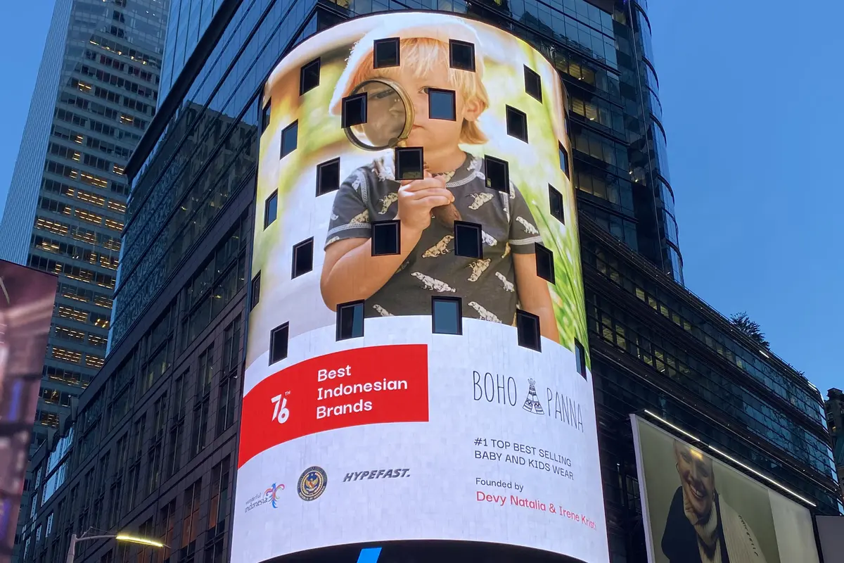 HUT ke-76 RI, 16 Brand Indonesia Mejeng di Times Square New York