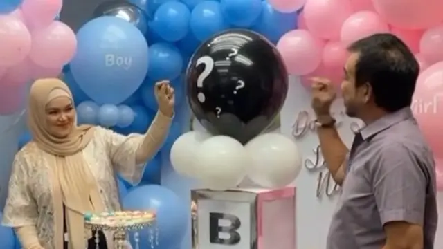 6 Momen Baby Shower Siti Nurhaliza, Disiarkan Live dan Ungkap Gender Sang Bayi