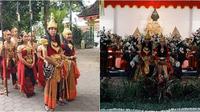 Pernikahan bertema kerajaan kolosal (Sumber: Twitter/srengenge4294)