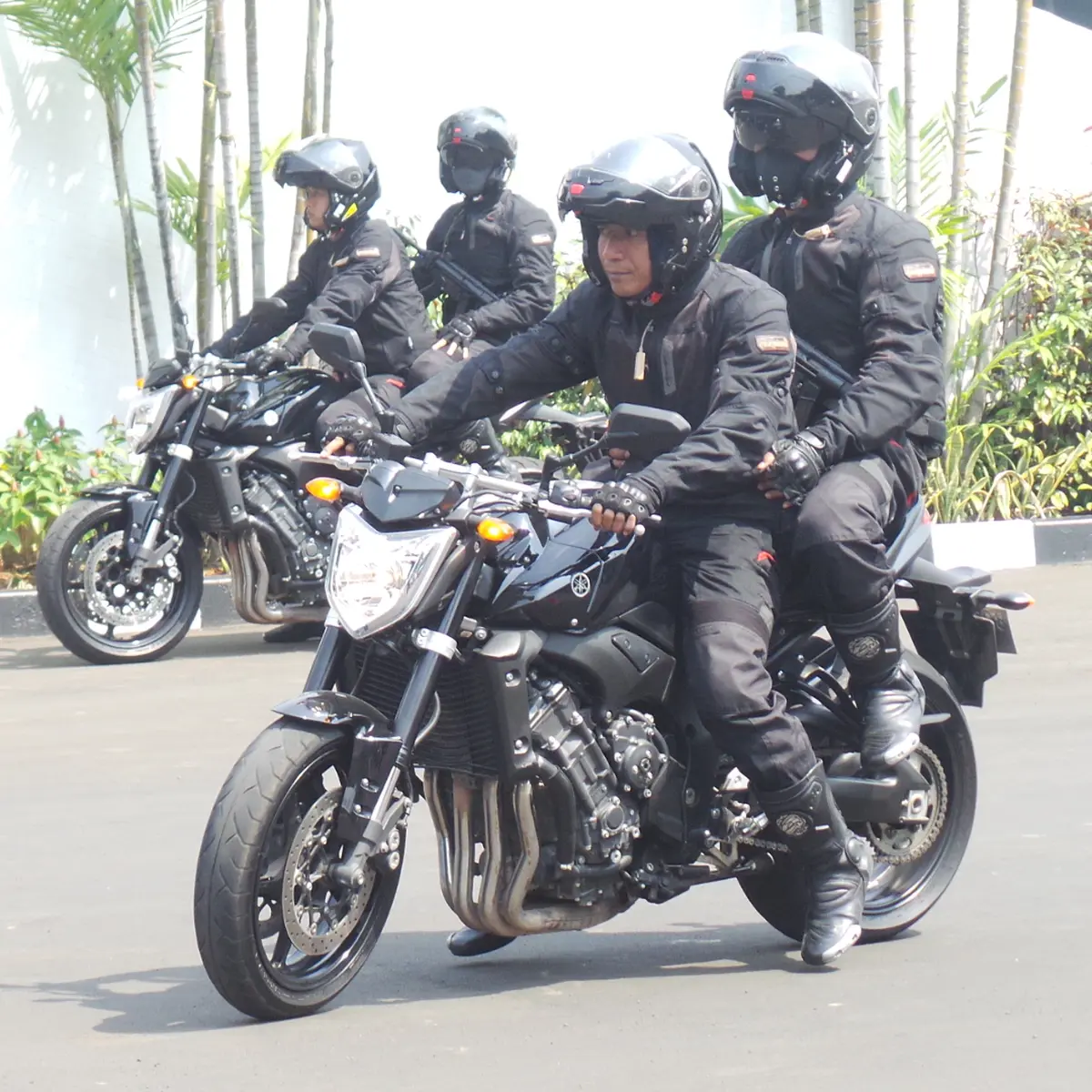 Motor motor Telanjang Pengawal Presiden Jokowi Otomotif Liputan6