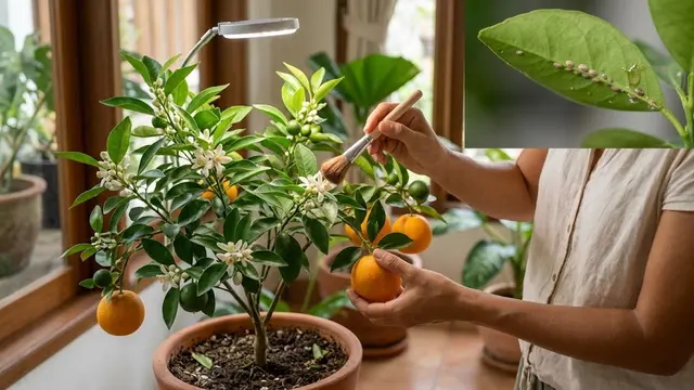 Penyerbukan Tanaman Buah di dalam Pot