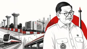 Infografis Pramono Anung Bereskan Proyek Mangkrak