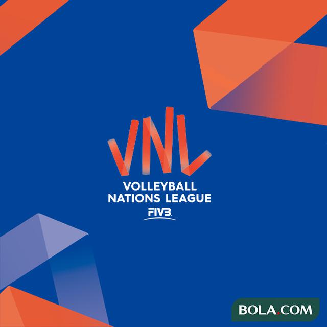 Ilustrasi - Logo Volleyball Nations League 2022