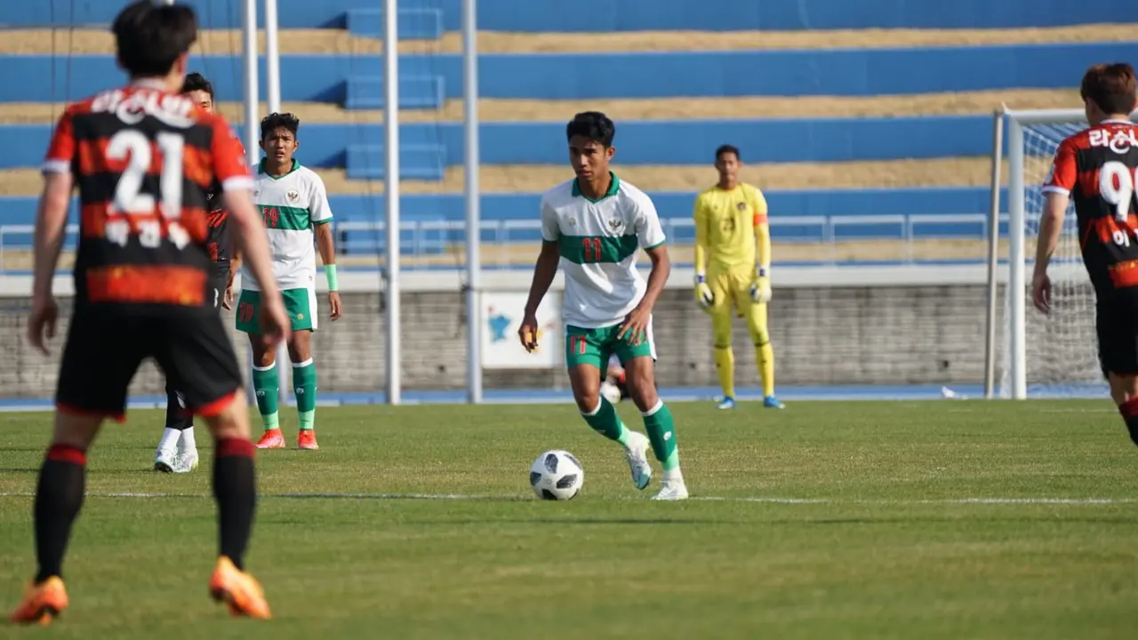 Timnas Indonesia U-19 Vs Pohang Steelers.