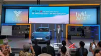 Neta Auto Indonesia mengumumkan harga pre-book Neta X di GIIAS 2024. (Liputan6.com / Septian Pamungkas)
