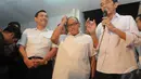 Keduanya bertemu dalam rangka menjajaki koalisi untuk menghadapi pemilu presiden mendatang, Pasar Gembrong, Jakarta Pusat, Selasa (14/5/2014) (Liputan6.com/Herman Zakharia)