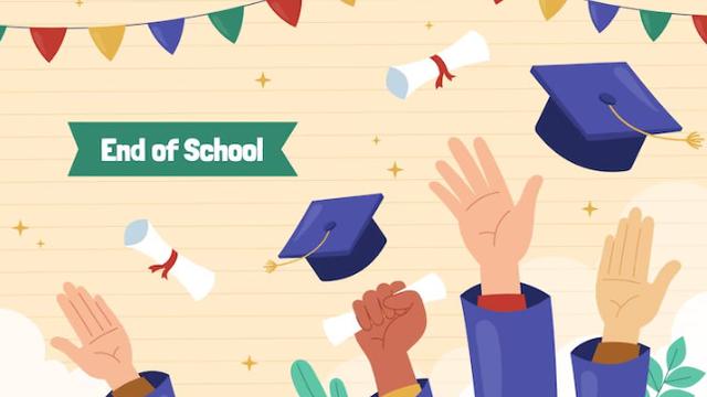 Ilustrasi perpisahan sekolah