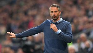 Pelatih Red Bull Salzburg, Marco Rose. (AFP/Christof Stache)
