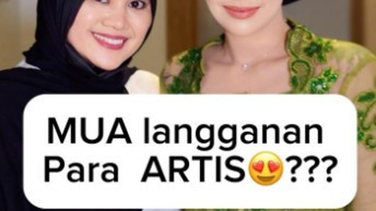 Celine juga berfoto bersama MUA yang meriasnya untuk acara di Mangkunegaran.