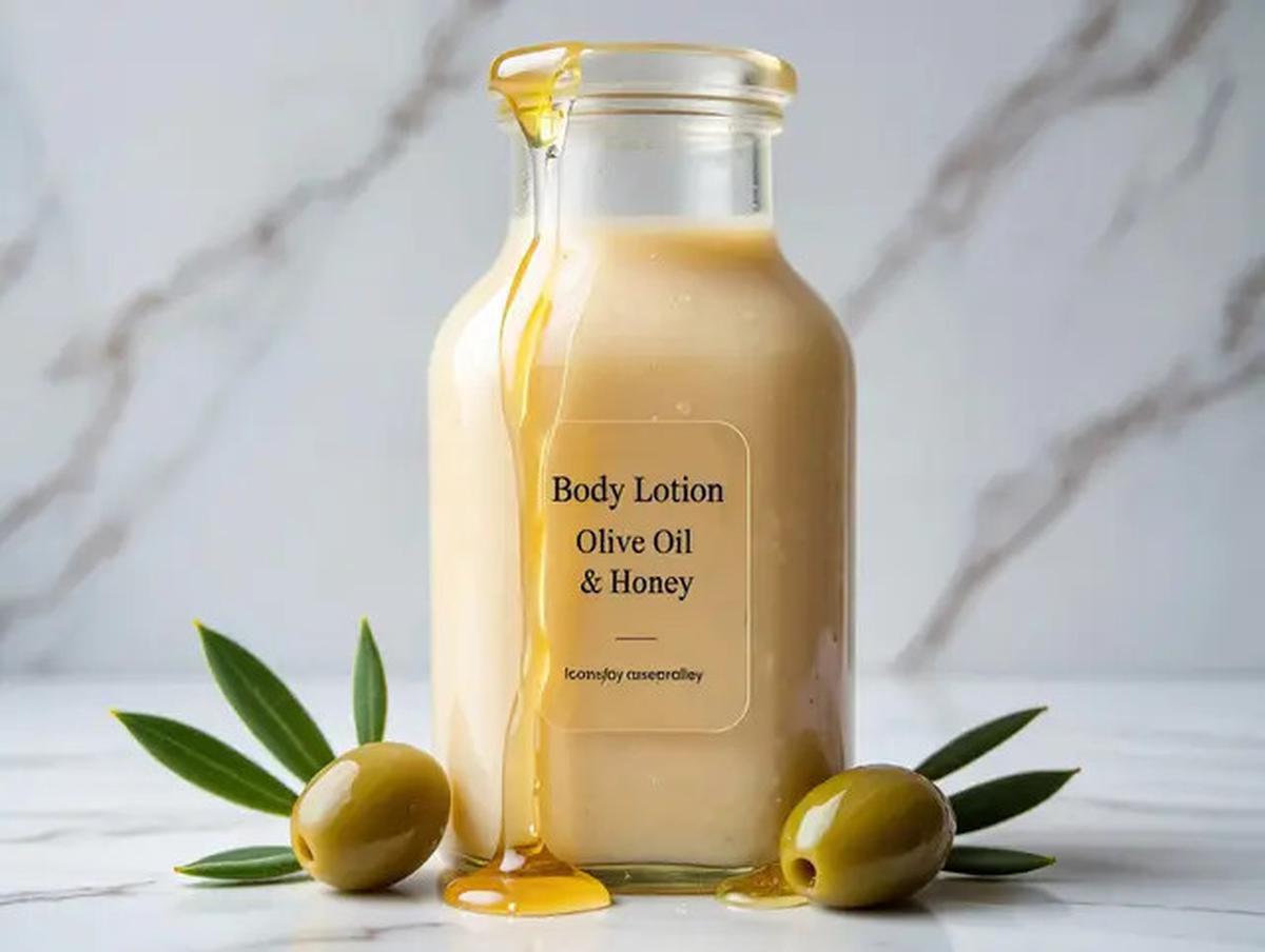 Body Lotion Alami dari Minyak Zaitun dan Madu: Resep &amp; Cara Pakainya