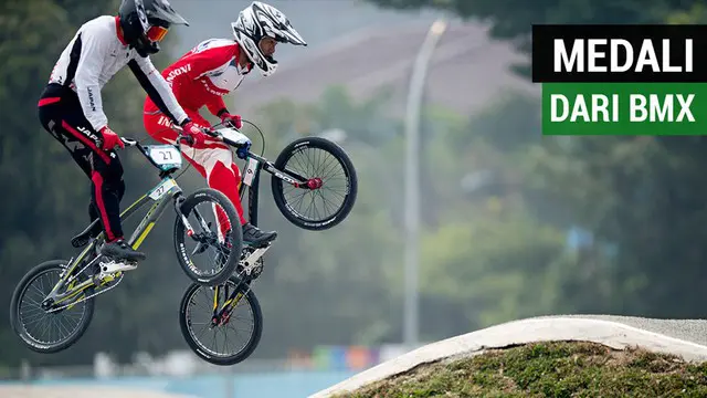 VIDEO: Aksi Atlet BMX yang Berbuah 2 Medali Asian Games