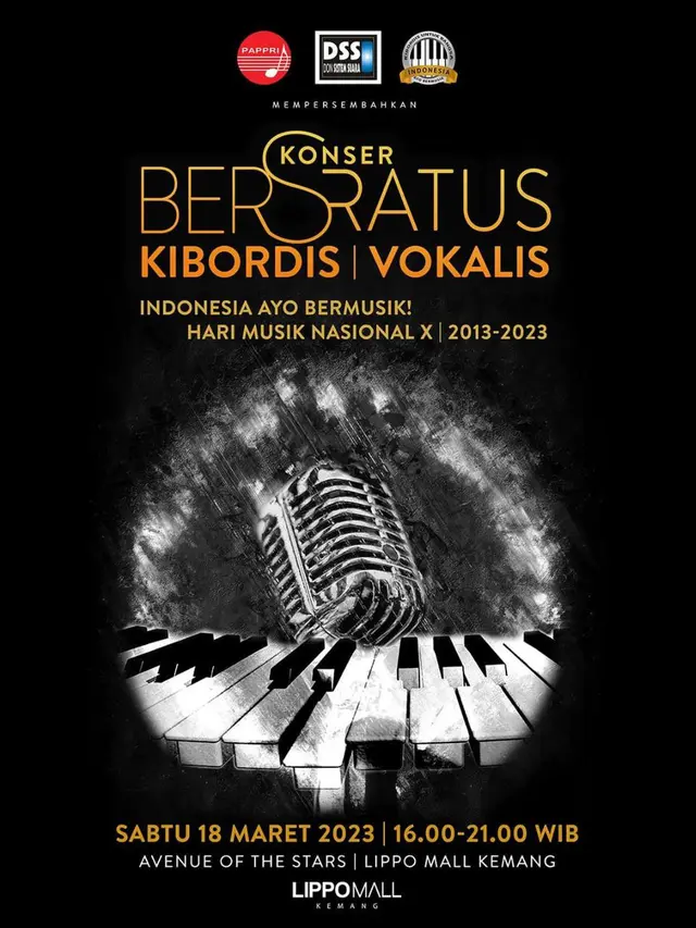 "Konser Bersratus Kibordis dan Vokalis"