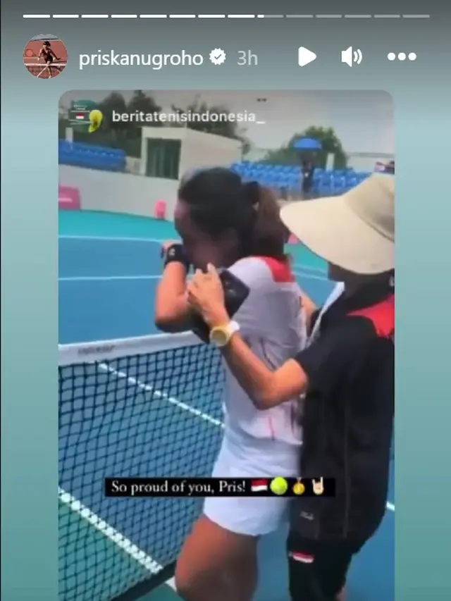 Petenis Priska Madelyn Nugroho di Sea Games 2023