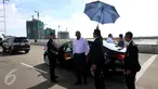 Wakil Presiden Negara Republik Seychelles Mr Vincent Meriton saat mengunjungi Pulau Reklamasi di Jakarta, Rabu (8/3). Kunjungan tersebut dalam agenda kerjanya di Jakarta. (Liputan6.com/JohanTallo)