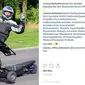 Wheelie salah satu teknik freestyle yang paling populer. (instagram)