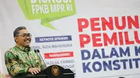 Wakil Ketua MPR RI Jazilul Fawaid menjadi pembicara dalam diskusi bertajuk "Penundaan Pemilu dalam Koridor Konstitusi" di Gedung MPR, DPR, dan DPD RI, Jakarta, Selasa (15/3/2022). (ANTARA/HO-MPR RI)