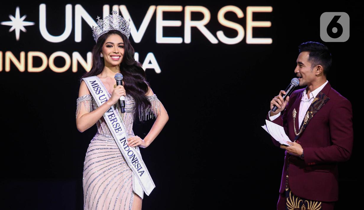 Clara Shafira dijadwalkan berangkat pada 28 Oktober 2024 untuk mengikuti rangkaian kegiatan Miss Universe 2024. (Liputan6.com/Angga Yuniar)