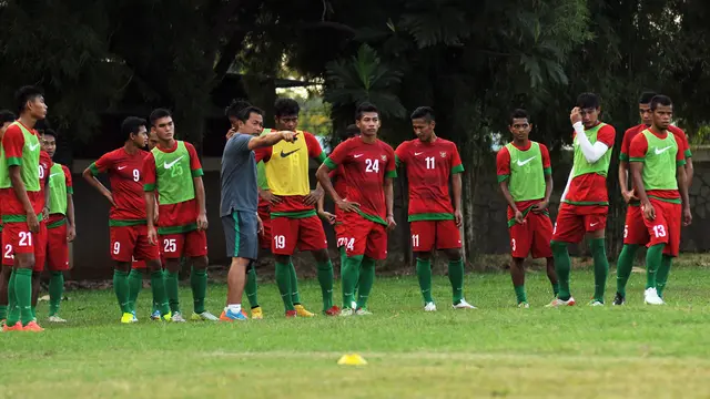 Latihan Timnas Indonesia U-23