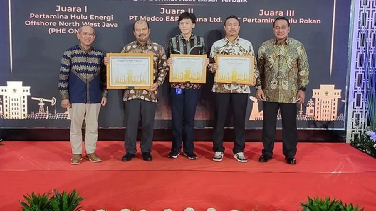 Pertamina Hulu Energi (PHE ONWJ) meraih Anugerah Tata Bandha Energi 2023 dari Kementerian Energi dan Sumber Daya Mineral (ESDM). (Istimewa)