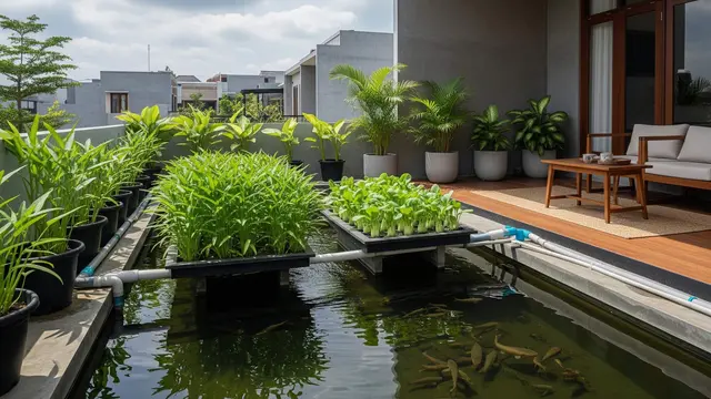 desain edible garden outdoor yang tahan panas dan hujan