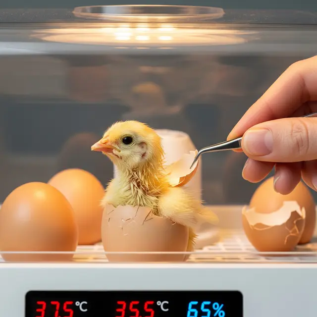 Menetaskan Telur Ayam Menggunakan Lampu Bohlam (Gemini AI)