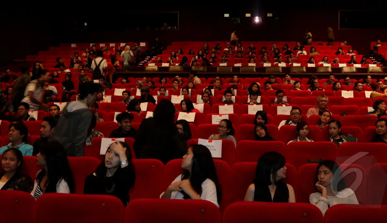 Suasana studio saat penutupan XXI Short Film Festival 2015 di Epicentrum XXI, Kuningan, Jakarta, Minggu (22/3/2015).(Liputan6.com/Yoppy Renato)