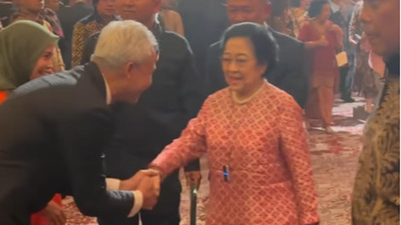 Megawati di Resepsi Angela Perkasa dan Iptu Hafiz