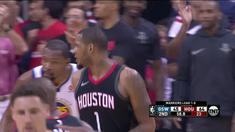 Berita video game recap NBA 2017-2018 antara Houston Rockets melawan Golden State Warriors dengan skor 127-105.