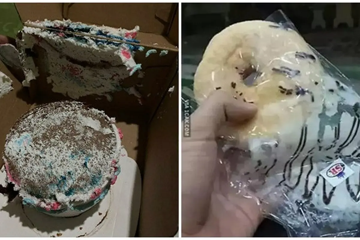 6 Momen Apes Krim Kue Nempel di Bungkusnya Bikin Elus Dada