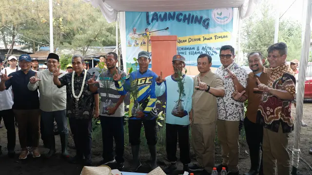 Ahmad Luthfi Ajak Warga Rawat Mangrove untuk Atasi Rob dan Abrasi di Kawasan Pesisir