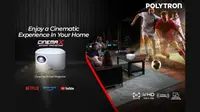 Polytron Cinemax Smart Projector. (Foto: Istimewa)