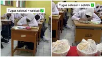 Viral, Guru Ini Bagikan Seblak ke Siswa yang Selesai Kerjakan Tugas sebagai Motivasi (sumber: TikTok/@gurusantuy)