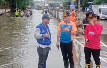 Sudinhub Jakut Intensifkan Pengaturan Lalu Lintas Banjir Jakarta Utara