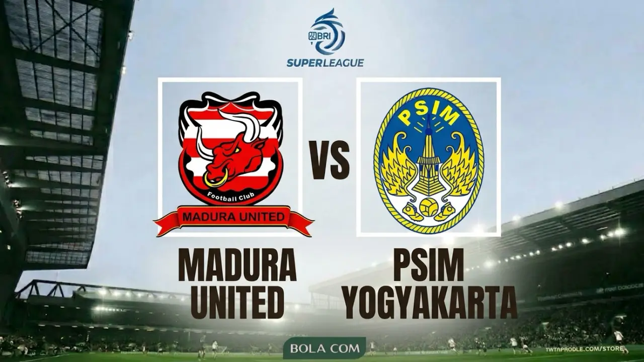 Ilustrasi Madura United Vs PSIM, BRI Super League